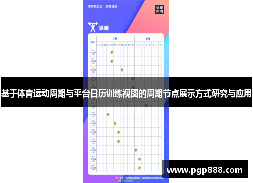 基于体育运动周期与平台日历训练视图的周期节点展示方式研究与应用